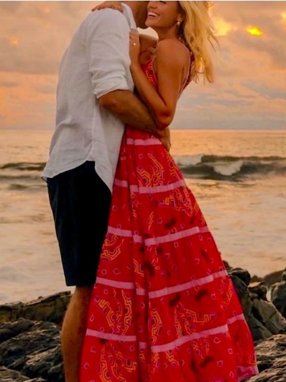 FARM Rio Red Patterned Maxi Dress - Picture 7 of 7